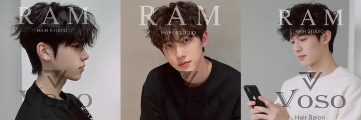 2026 男士流行髮型：萊斯利捲搭配紋理燙，高雄左營美髮推薦VOSO HAIR.RAM STUDIO，男生燙髮介紹