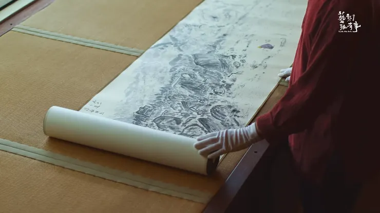 李賢文《三探九九峰》長卷