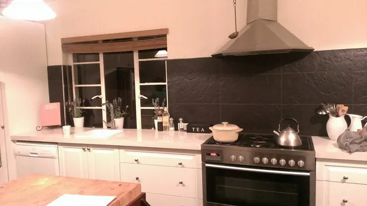 在墨爾本租房的廚房