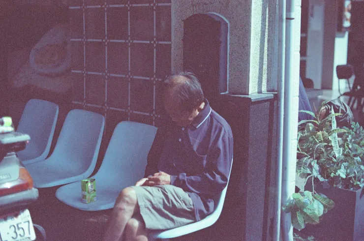 我記得這是在排鴨肉飯時拍的