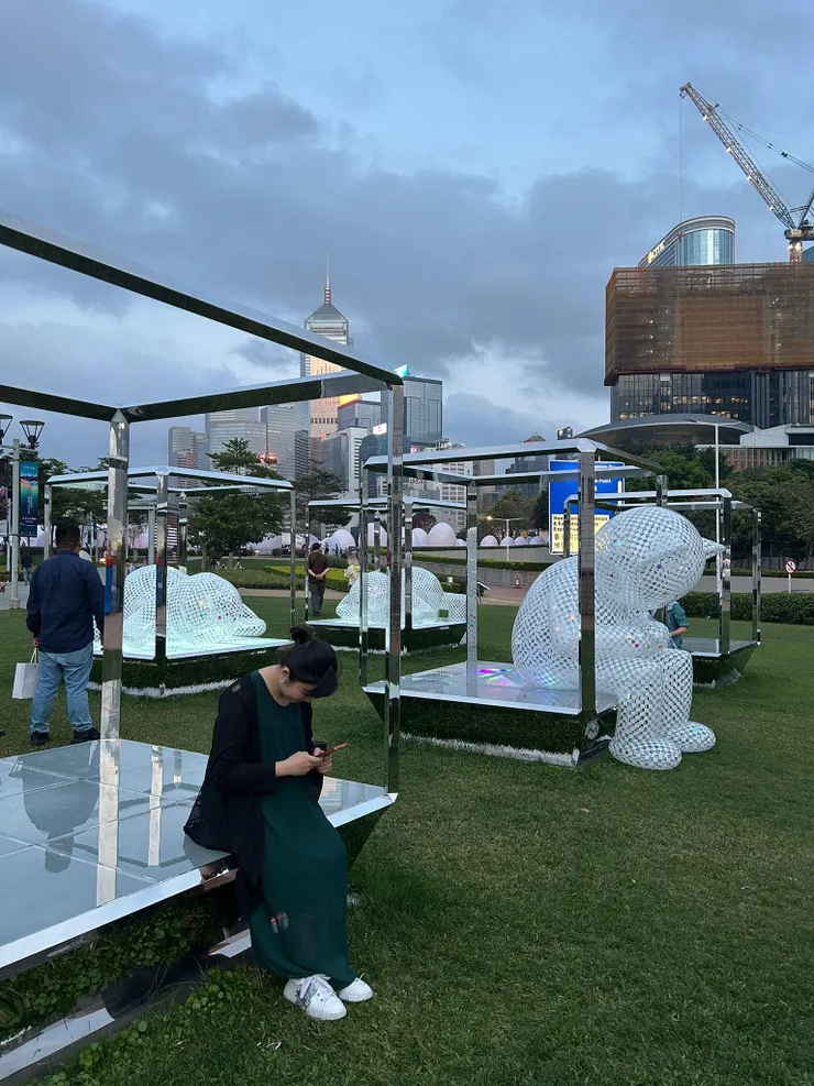 Art Central 戶外裝置(陳亞昕提供)