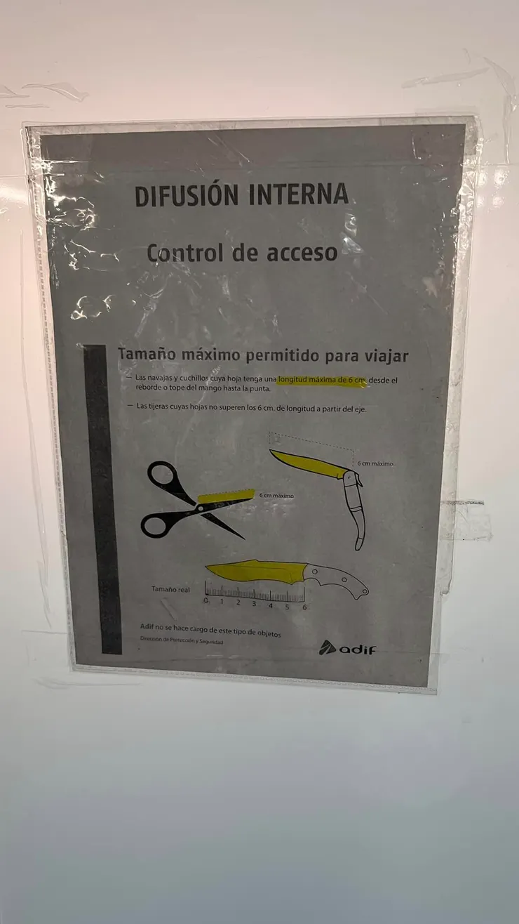 馬德里火車站安檢