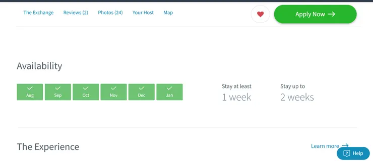 別忘了往下看到Availability，確認時間符合自己的行程規劃喔