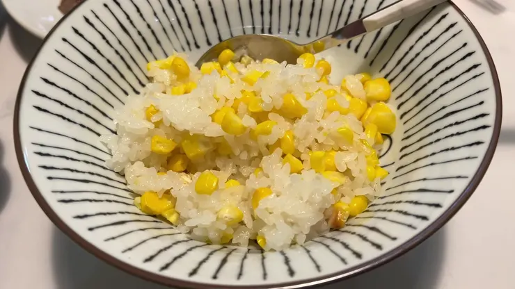 玉米炊飯非常健康喔