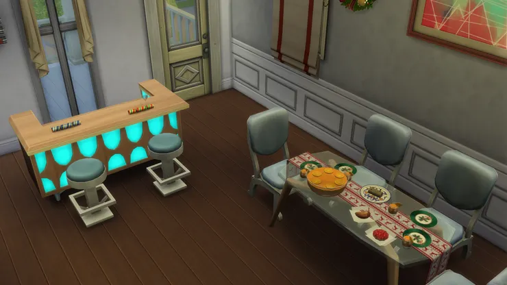 可以兩個密友坐在吧枱談心，也可以一大幫人坐在餐桌分享美食。大家隨便。