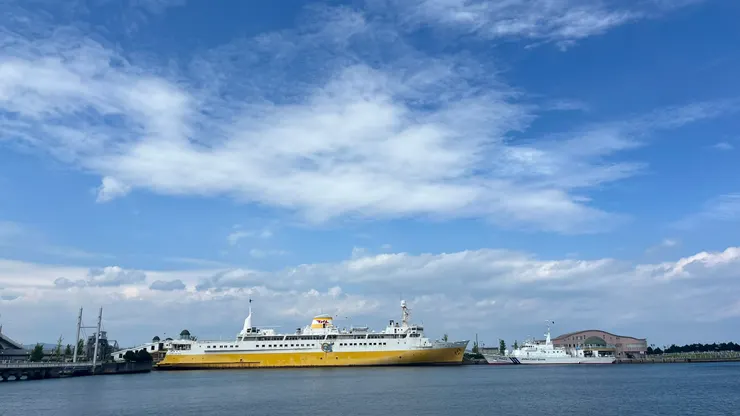 過往的聯絡船,如今成了博物館。