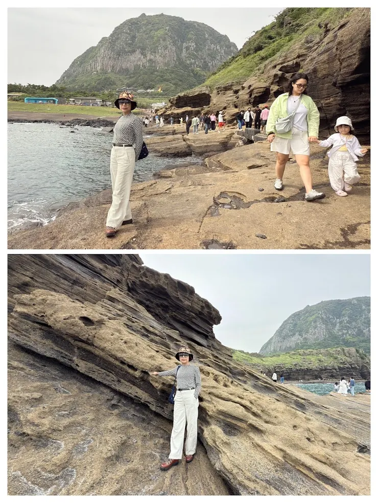 走在龍頭海岸會經常看到山房山