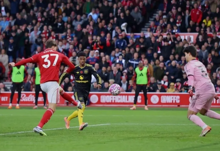 沙方拿近門建功助諾定咸森林領先2:1