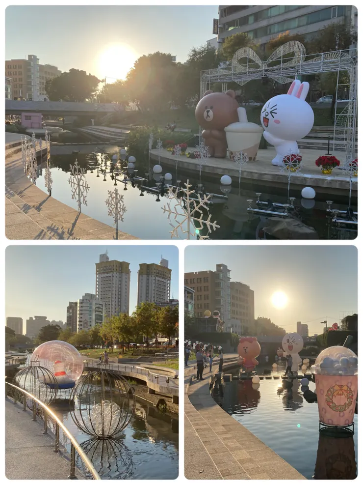 很多人在打卡拍照