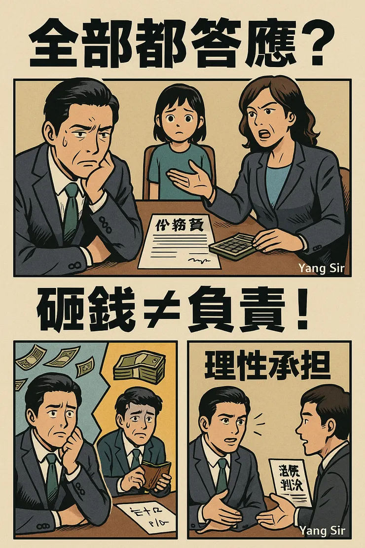 離婚的協議過程，是不應讓小孩參與其中