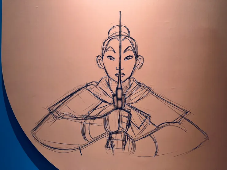 沒錯。就是1998年《花木蘭》，首度以中國為背景的動畫片。來，不會背〈木蘭詩〉前兩句的，先去牆壁罰站。