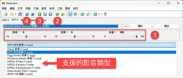 3-1 Balabolka文本轉mp3、mp4檢查文章錯漏-03