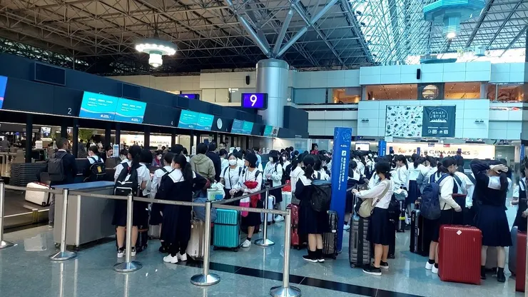 機場已恢復人潮日本學生修業旅行首選就是臺灣了