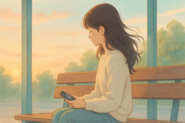 妳第一次停下來，其實是一種悄悄的勇氣。