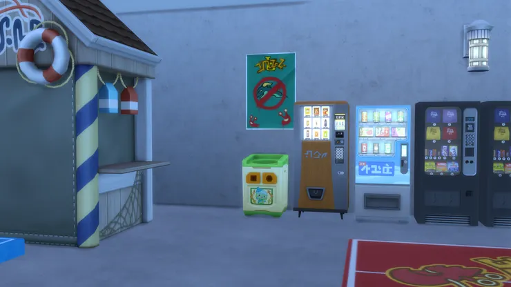 培養衛生習慣和公德心要從小開始,所以垃圾桶上貼了不准亂丟垃圾的海報。