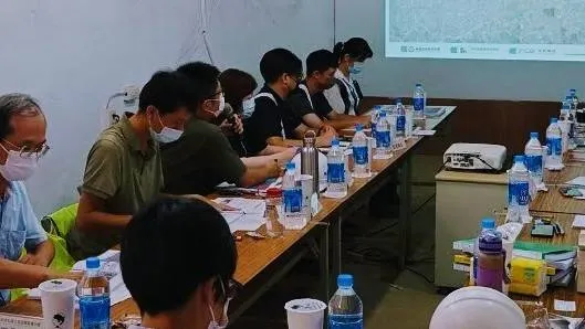 筆者於工程品質督導小組督導時之主辦機關簡報