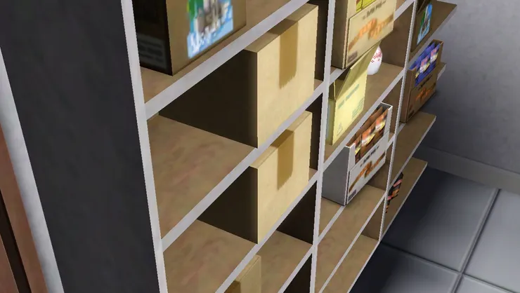 我本來把算把貨架塞滿,結果不能...證明店裏生意不錯。