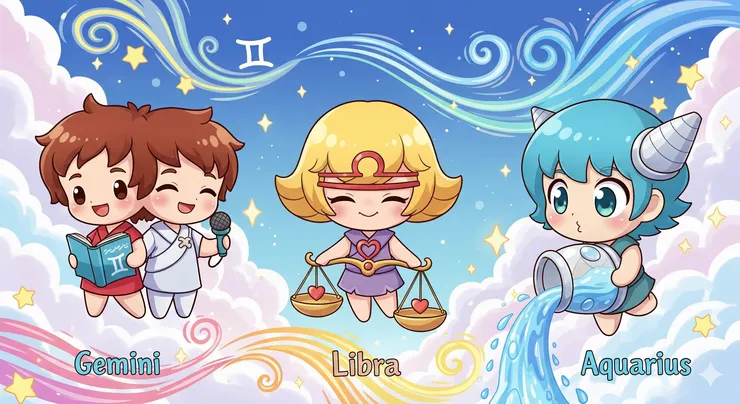 風象星座- Gemini 安安生成