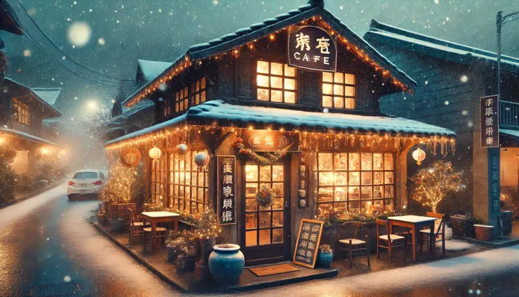 百寶村咖啡店外觀