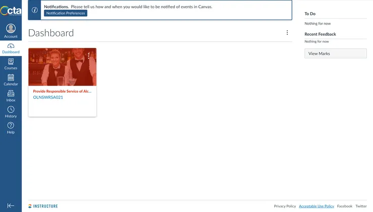 購買成功後你的學程頁面