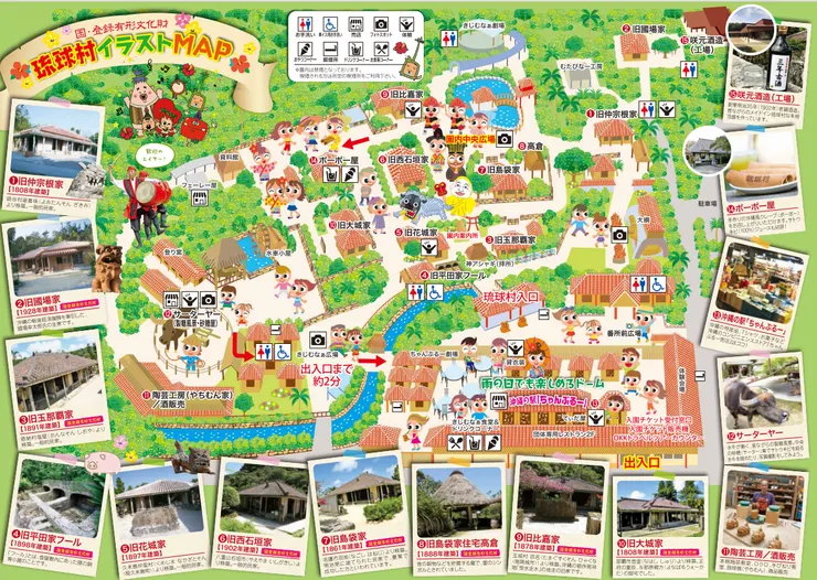 琉球村導引(照片引用於琉球村官方網站)