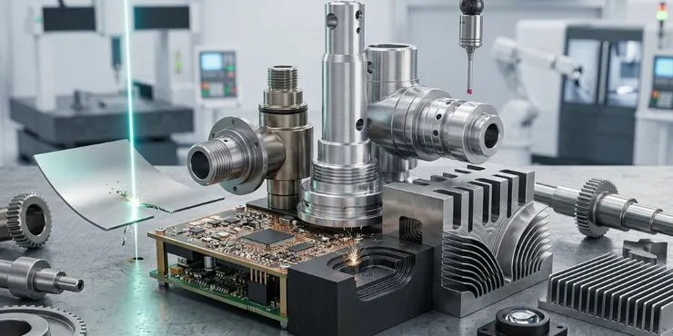 精密加工全解析｜深入了解 CNC、EDM、雷射技術與 PCB 製程