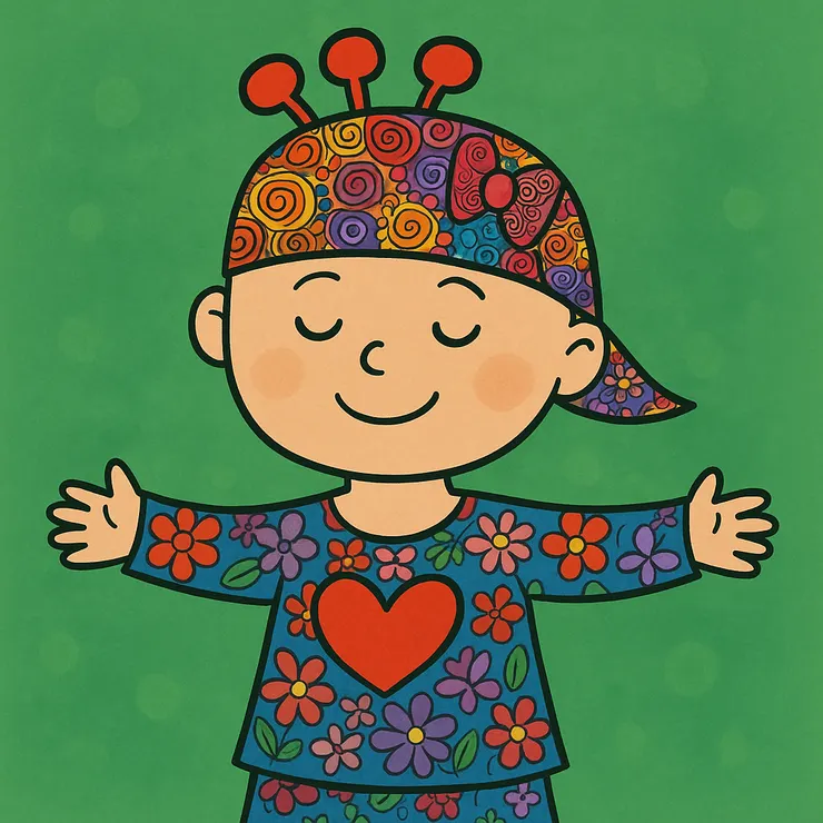 有著魔法🪄的媽媽,花圍繞著我