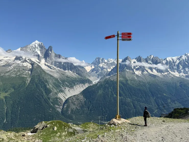 照片攝於 2024.7. 夏慕尼 白朗峰