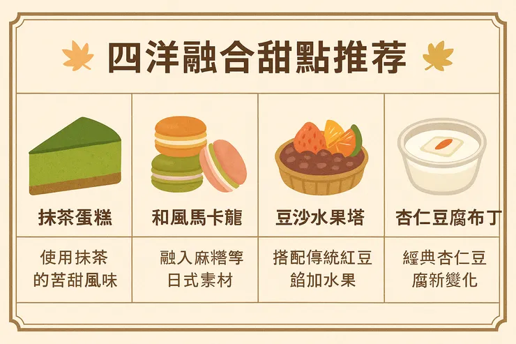 和菓子與洋菓子的融合