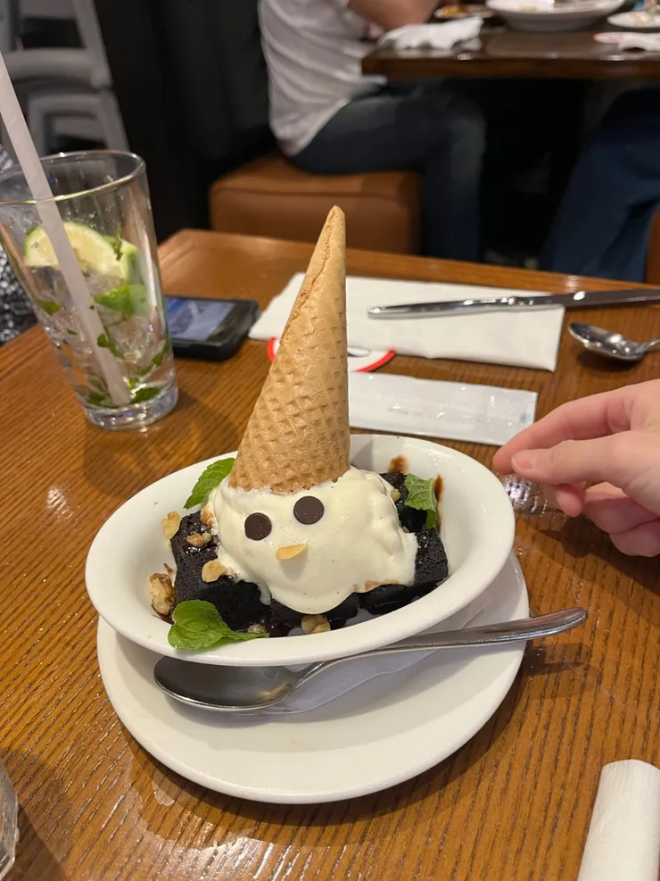 小朋友的甜點好可愛XD。