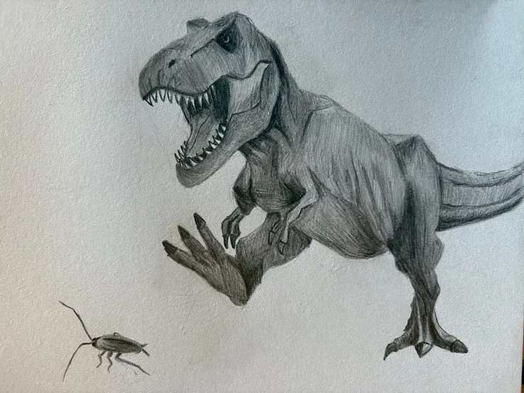 笨重的恐龍vs打不死的小強