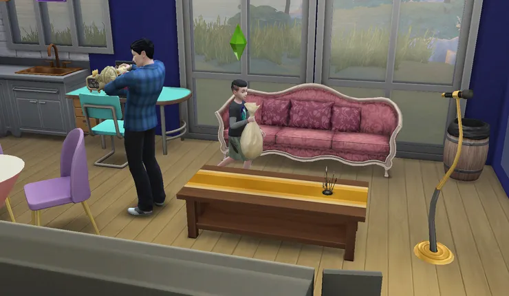 父子一起照顧子安~