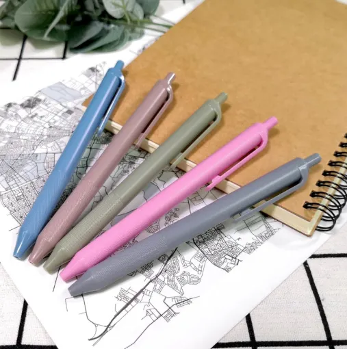 52AA-0194 (單色筆) 霧彩磨砂筆-按壓式廣告筆