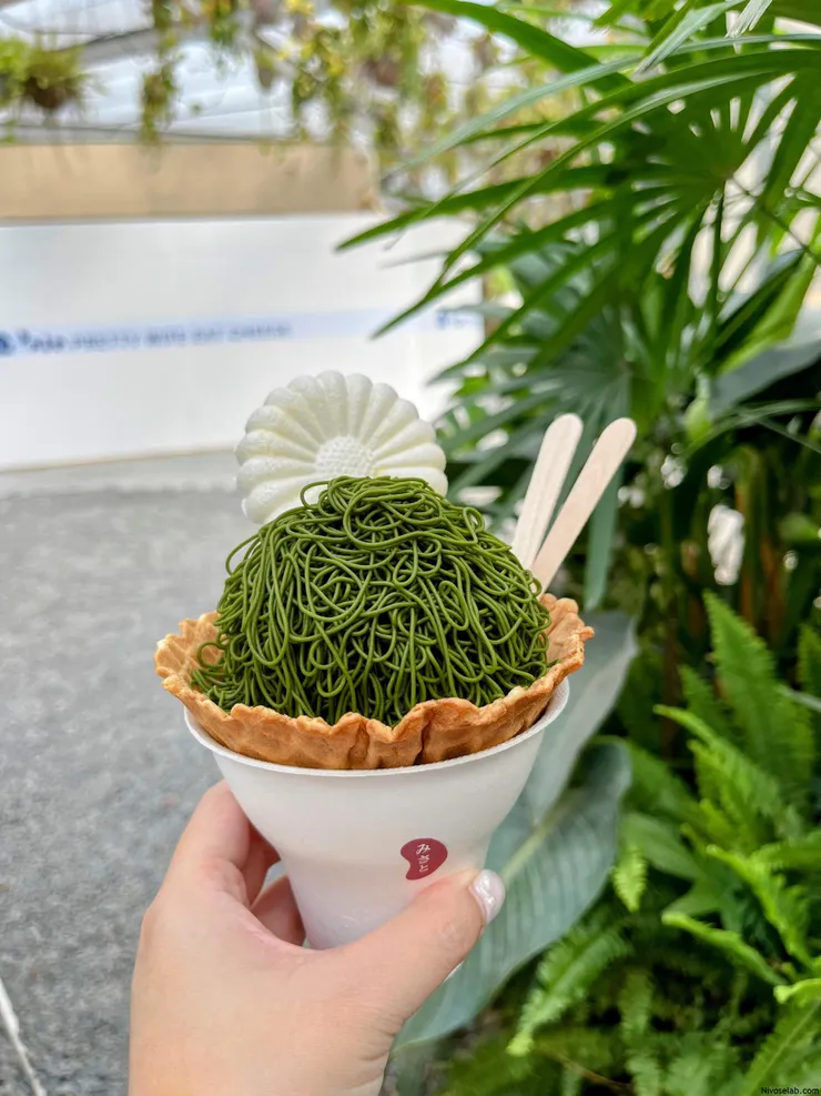 絹糸抹茶蒙布朗霜淇淋 / Photo by Rita Ning