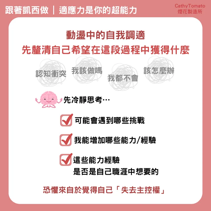 動盪中的自我調適