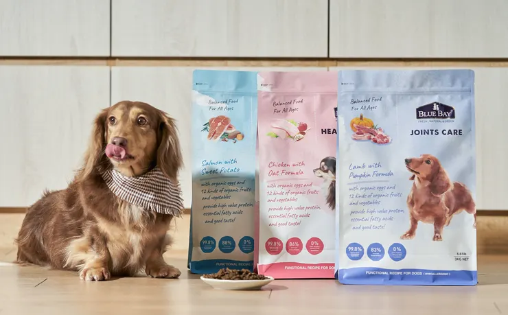倍力寵食旗下犬貓糧,雙雙通過國際寵食黃金標準AAFCO餵食測試,展現MIT研發實力。(資料來源:倍力寵物健康食品)