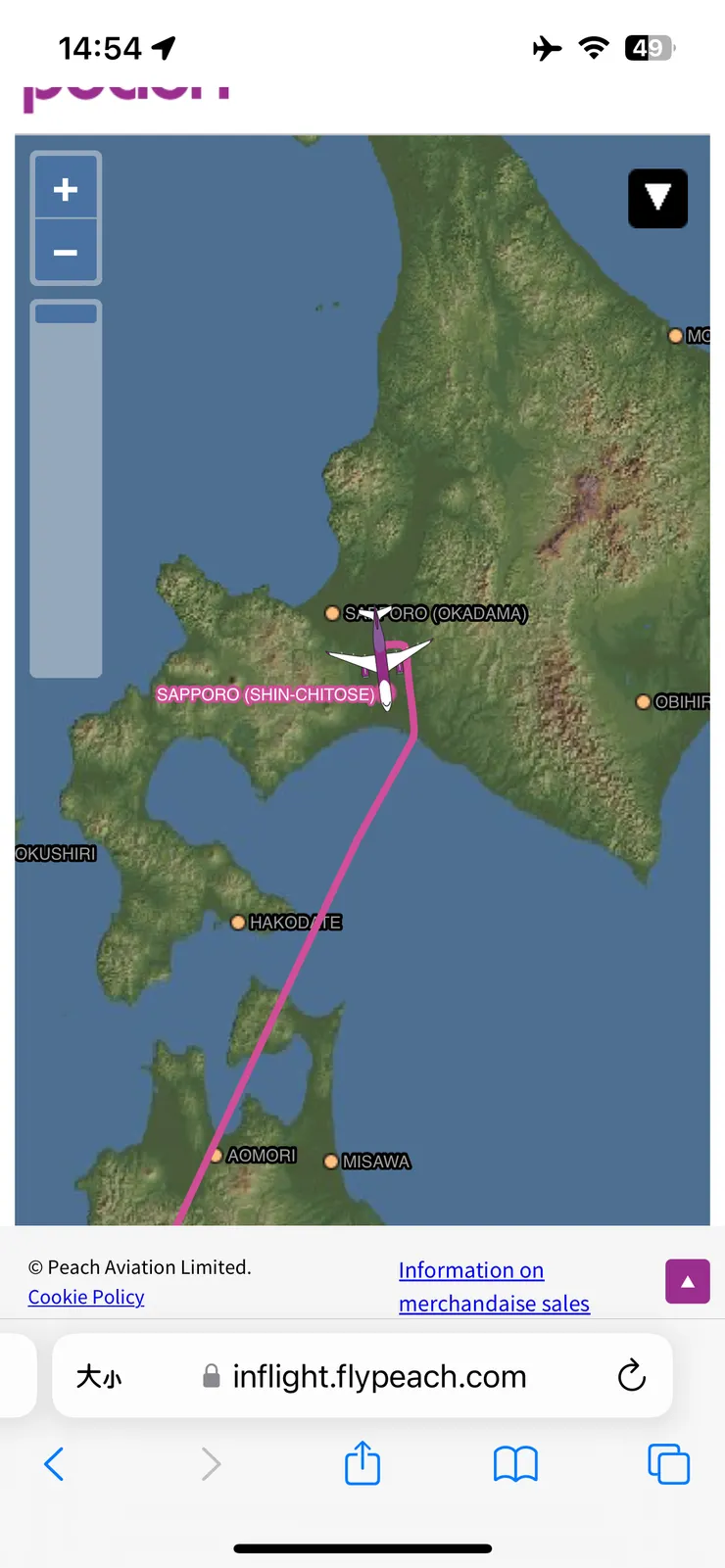 可能是在等待降落時機。