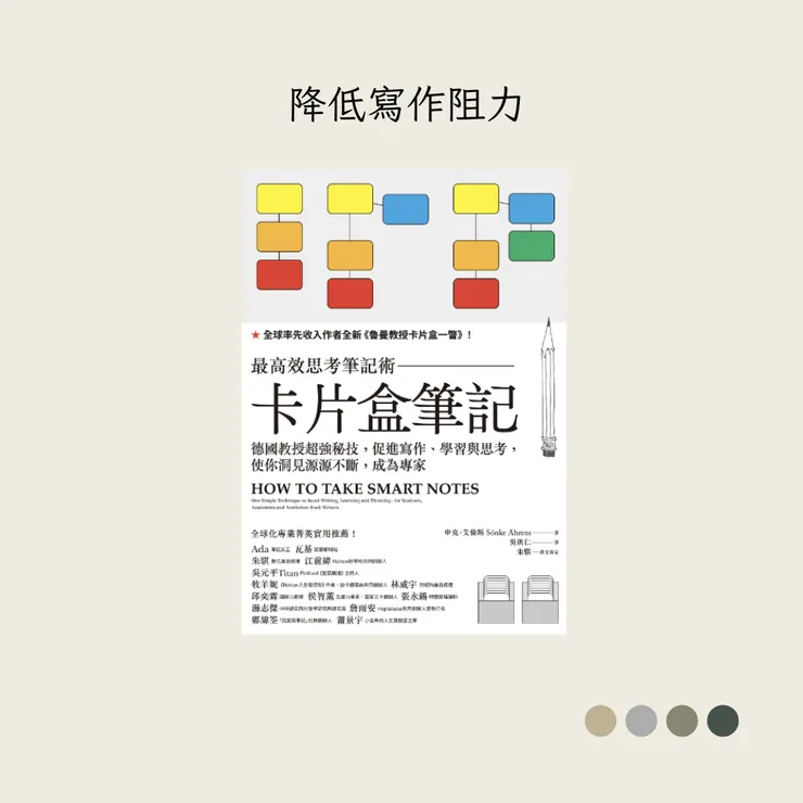 《卡片盒筆記：最高效思考筆記術》