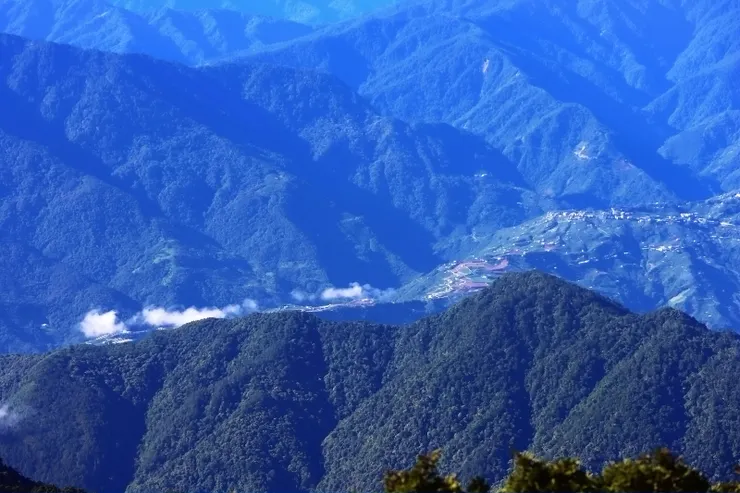 ▲主峰眺望環山部落