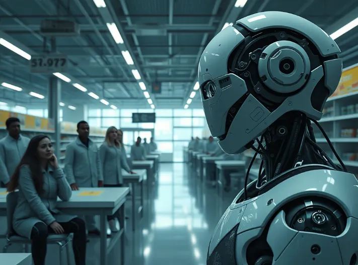 機器人取代人力勞動