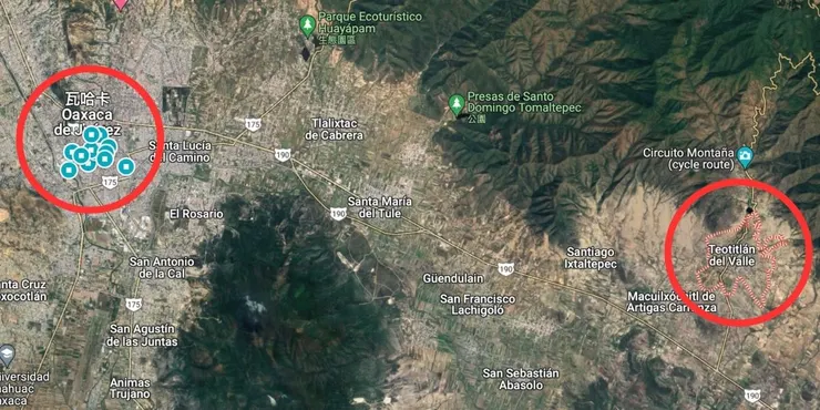 Teotitlán del Valle 特奧蒂特蘭位在瓦哈卡的東邊