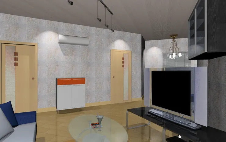 舊軟件有冷氣機,但Sims3沒有,4則怪怪的...其實冷氣的擺位也相當重要,像我的房間這個就是安裝偏了,搞得房間有些位置超冷,有些位置吹不到。