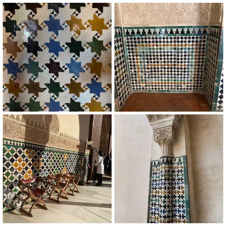 阿爾罕布拉宮內充滿許多獨一無二的磁磚