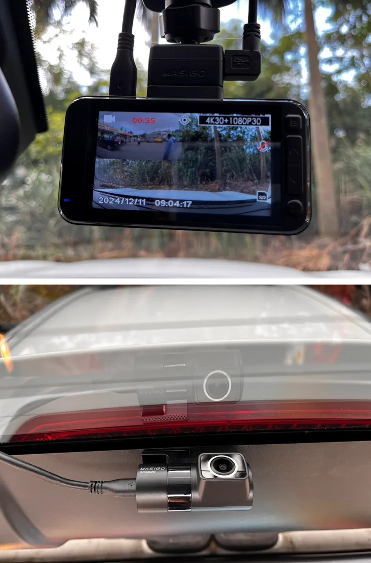 寶獅｜MASIGO S556D  4K/1K 雙鏡頭行車記錄器