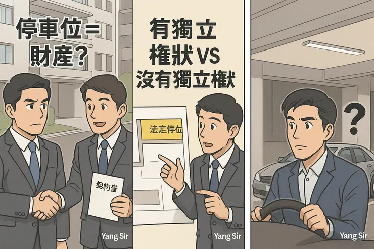 停車位的三種態樣