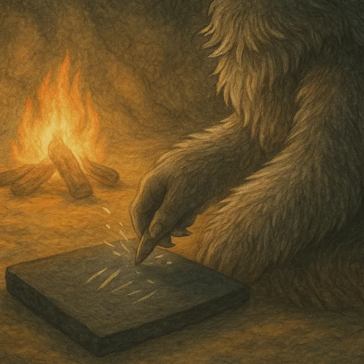 每一筆劃下,都像把混亂安放;不是放縱野火,而是控制下的燃燒。