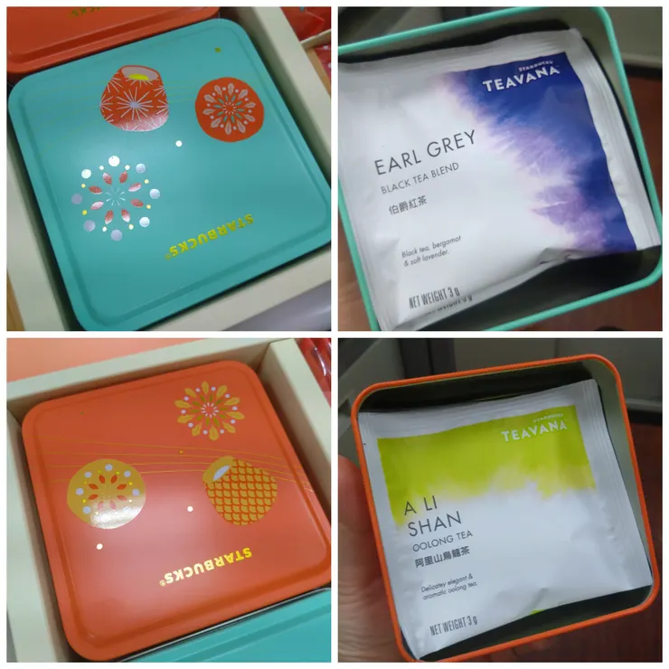 整個禮盒裡最喜歡的：茶包！