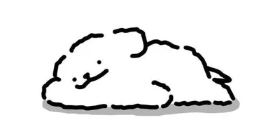 宇宙裡的小白狗