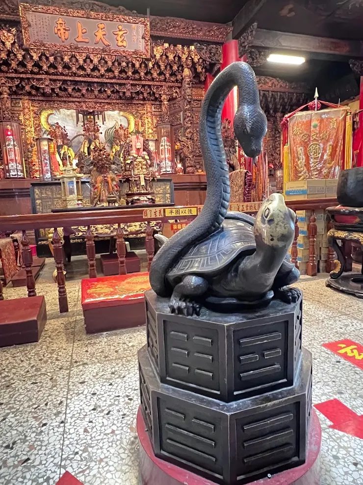 主殿前玄天上帝的腳力（圖片截圖於網路）