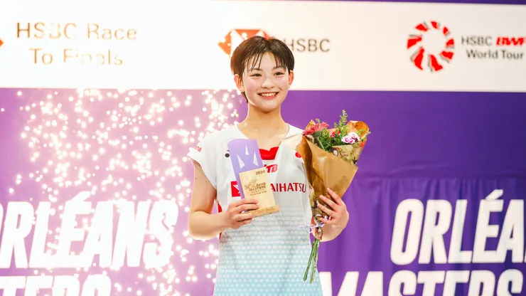 日本女單明日之星宮崎友花奪得超級300奧爾良大師賽冠軍，創下個人最高層級賽事頭銜的紀錄。